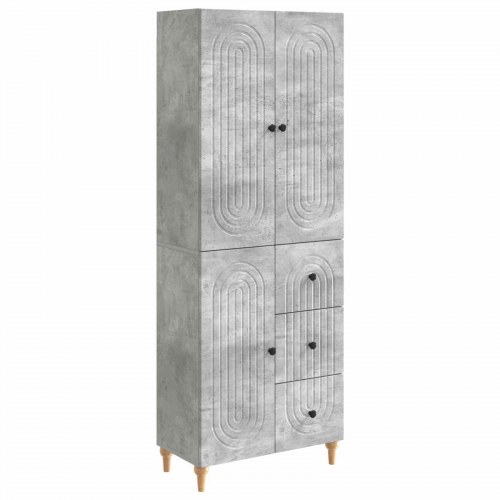 Skab Sæt 2 stk 66 x 34,5 x 90 cm Konstrueret træ