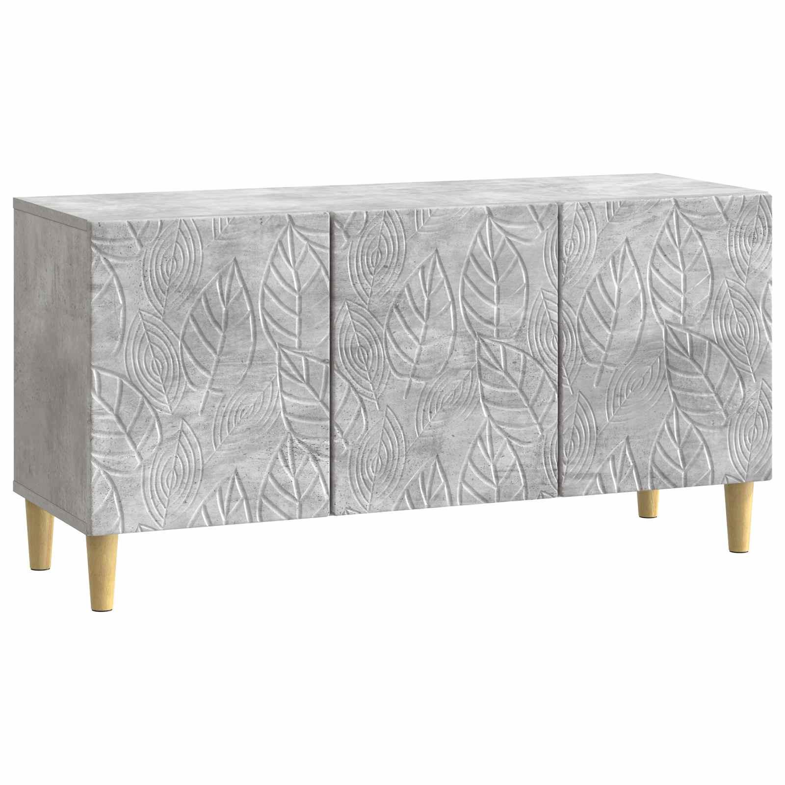 TV-skab 99 x 34,5 x 50 cm Betongrå Konstrueret træ