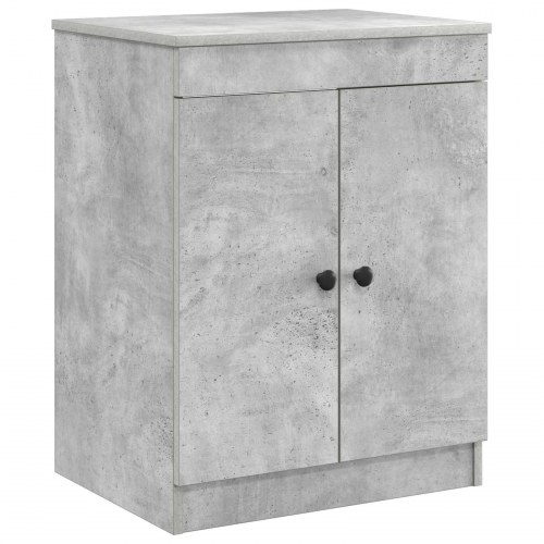 Badeværelsesskab Betongrå 54 x 41 x 70 cm Konstrueret træ