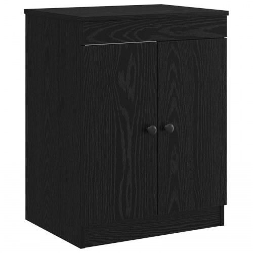 Badeværelsesskab Sort 54 x 41 x 70 cm Konstrueret træ