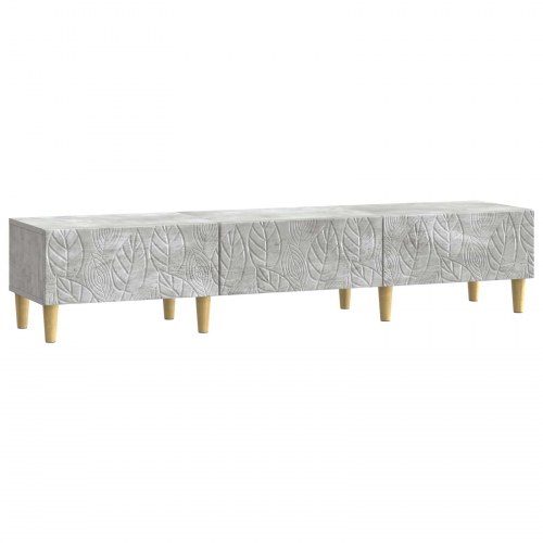 TV-skab 147 x 34,5 x 30 cm Betongrå Konstrueret træ