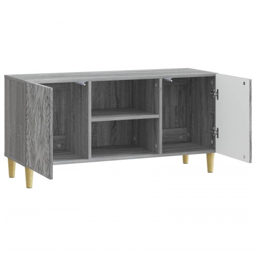 TV-skab 102 x 34,5 x 50 cm Grå Sonoma Konstrueret træ