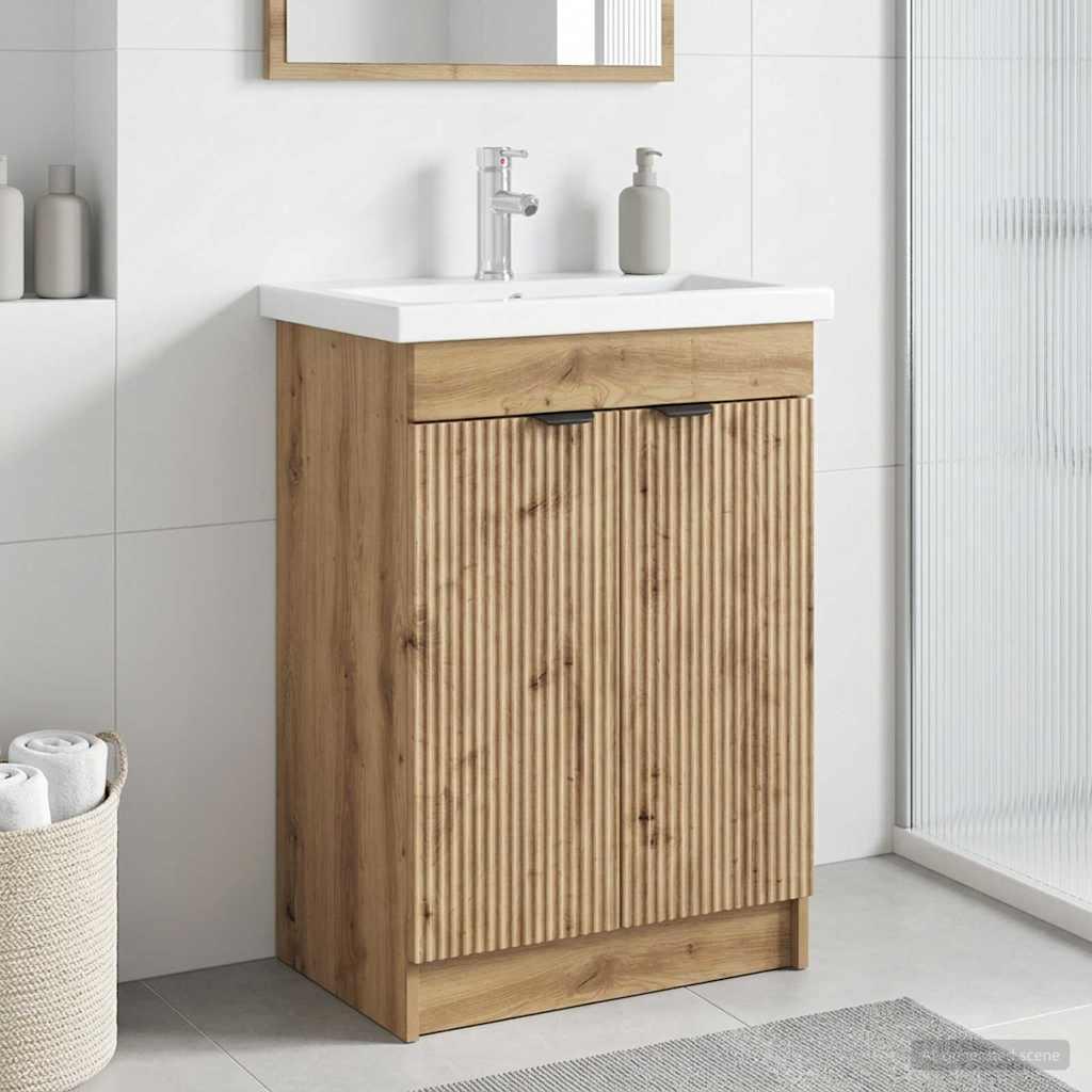Bad møbel under vasken Artisan-eg 78,5 x 37,5 x 81 cm
