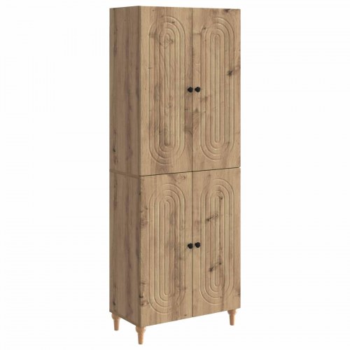 Skab Sæt 2 stk 66 x 34,5 x 90 cm Konstrueret træ