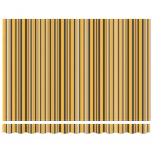 Udtrækkelig Markise Gul og Grå 250 x 200 cm Stof