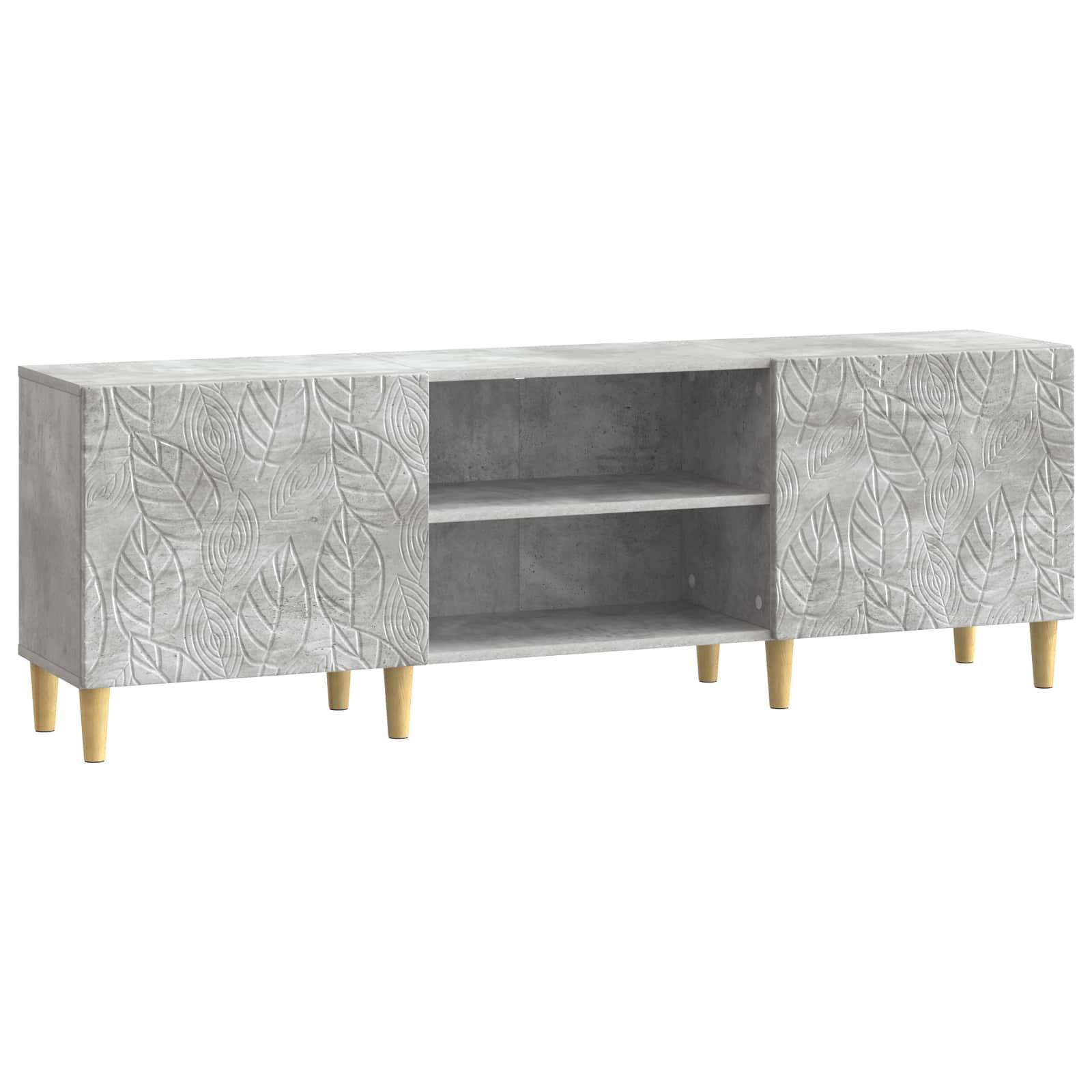 TV-skab 150 x 31 x 50 cm Betongrå Konstrueret træ