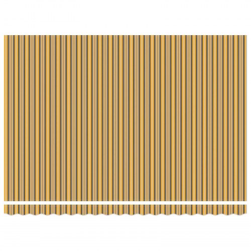 Udtrækkelig Markise Flerfarvet 450 × 350 cm Stof og aluminium