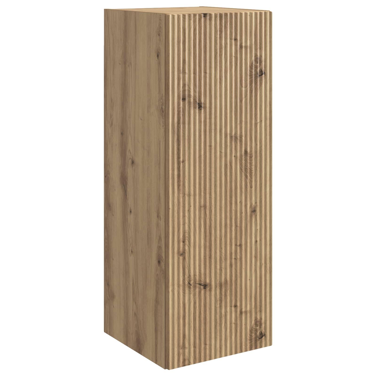 Vægmonteret skab Artisan-eg 33 x 34,5 x 90 cm Konstrueret træ
