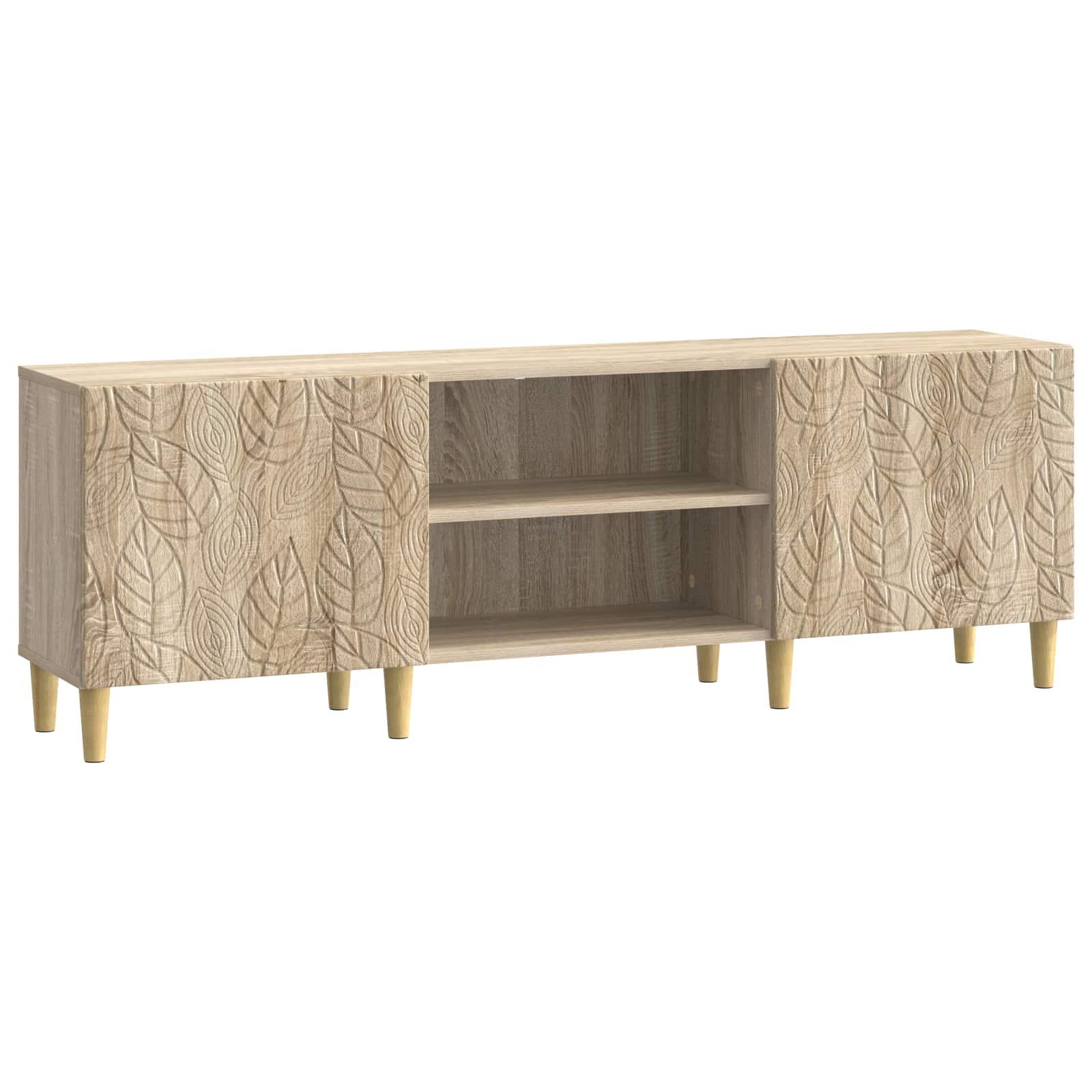 TV-skab 150 x 31 x 50 cm Sonoma-eg Konstrueret træ
