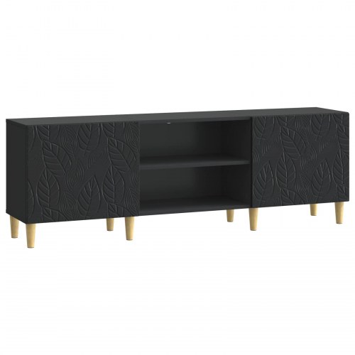 TV-skab 150 x 31 x 50 cm Sort Konstrueret træ