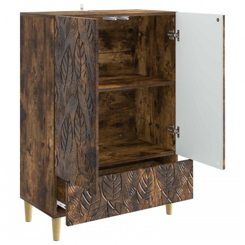 Sidebord Røget eg 66 x 34,5 x 95 cm Konstrueret træ