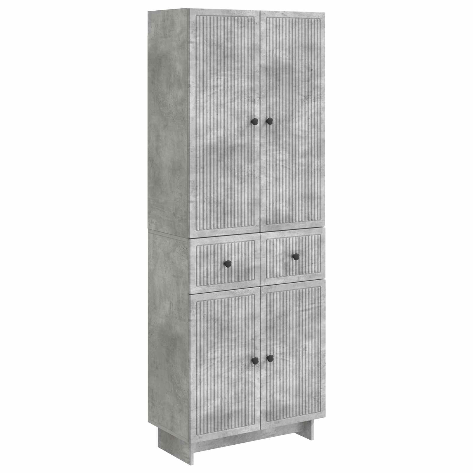 Skab Sæt 2 stk 66 x 34,5 x 90 cm Konstrueret træ