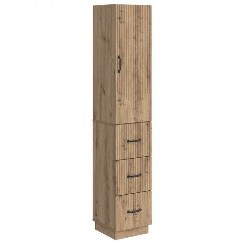 Skab Sæt 2 stk Artisan-eg 33 x 34,5 x 87 cm Konstrueret træ