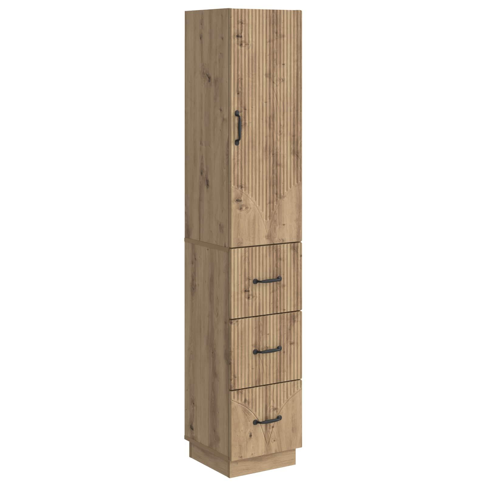 Skab Sæt 2 stk Artisan-eg 33 x 34,5 x 87 cm Konstrueret træ