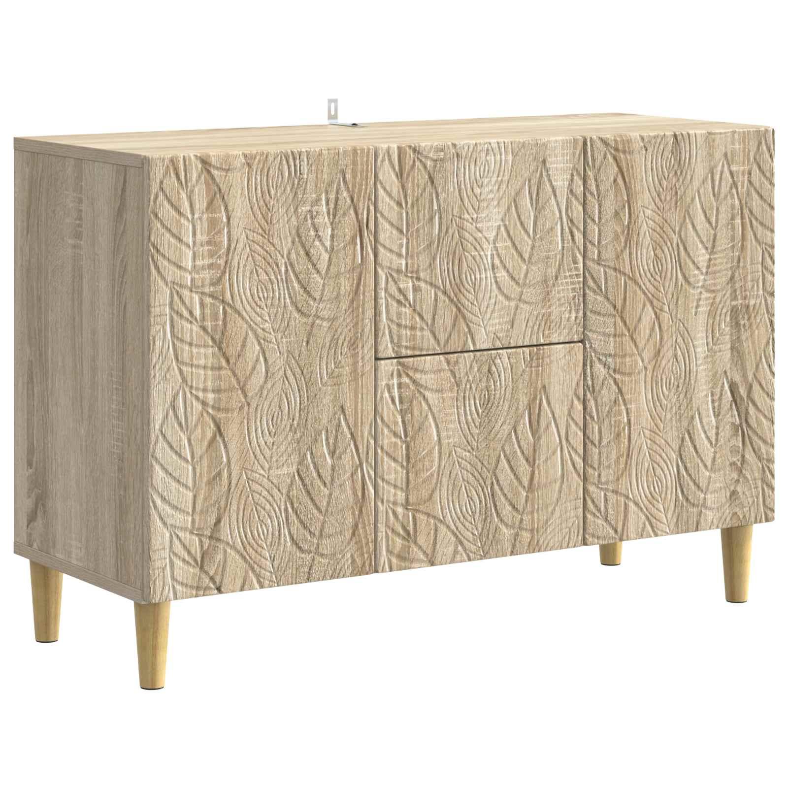Sidebord Sonoma-eg 89 x 34,5 x 60 cm Konstrueret træ