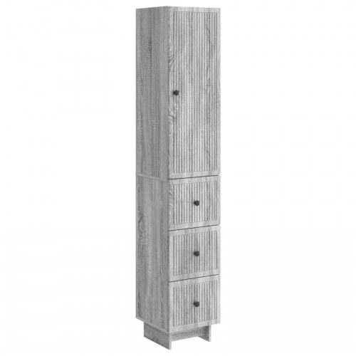 Skab Sæt 2 stk 33 x 34,5 x 90 cm Konstrueret træ