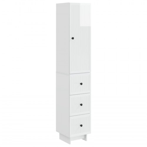 Skab Sæt 2 stk 33 x 34,5 x 90 cm Konstrueret træ