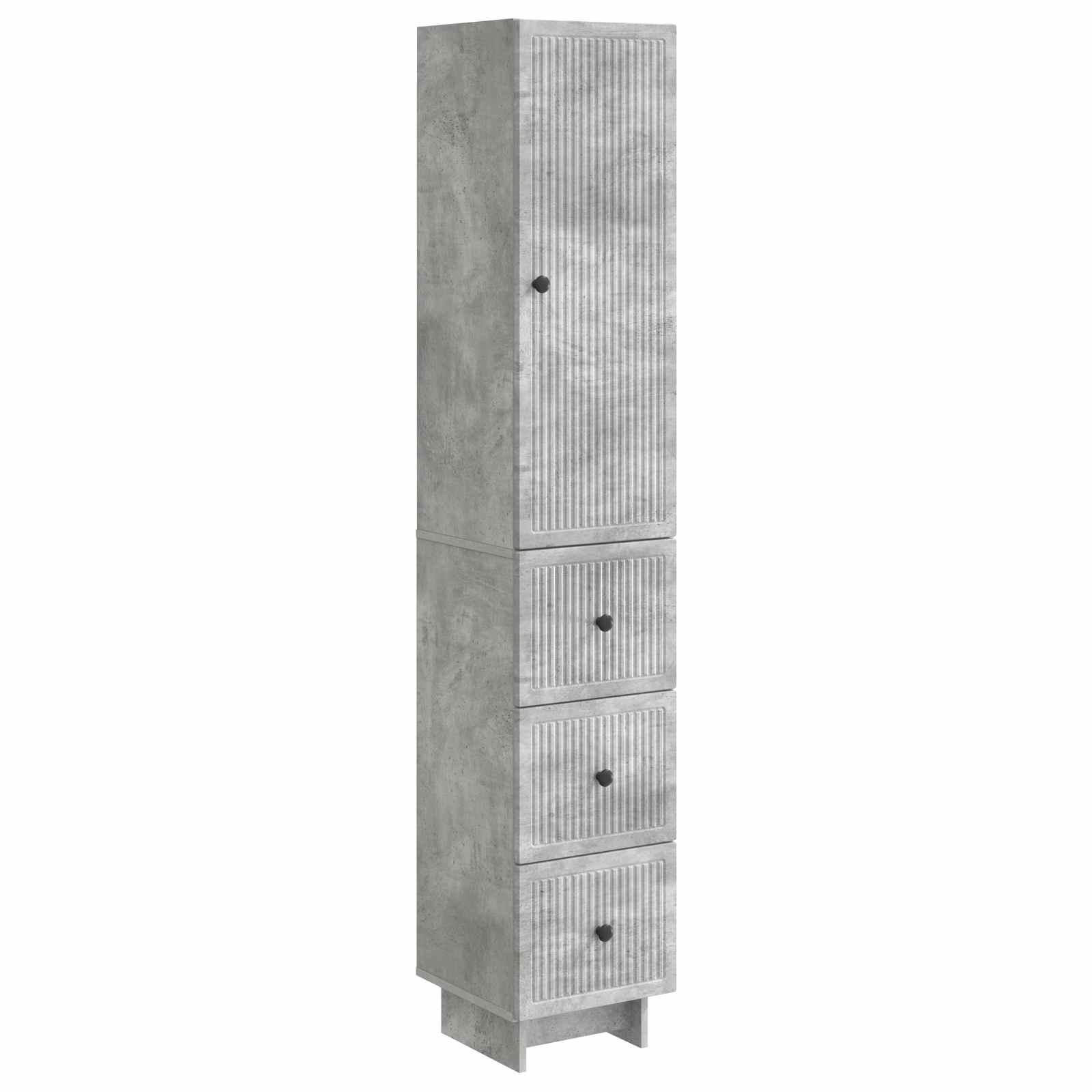 Skab Sæt 2 stk 33 x 34,5 x 90 cm Konstrueret træ