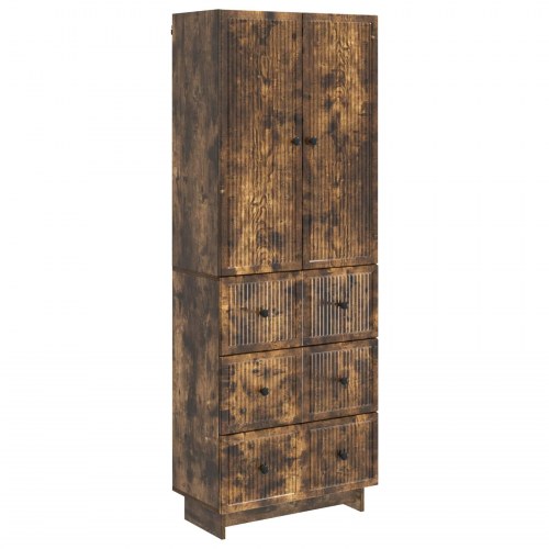 Skab Sæt 2 stk 66 x 34,5 x 90 cm Konstrueret træ