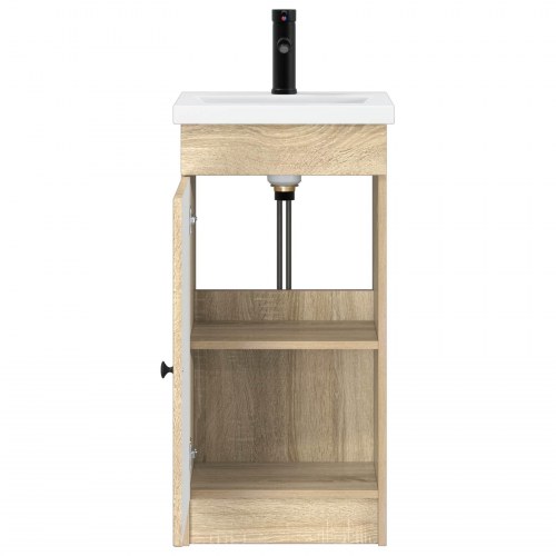 Badeværelsesvask med vask Sonoma-eg 42 x 40 x 84,5 cm