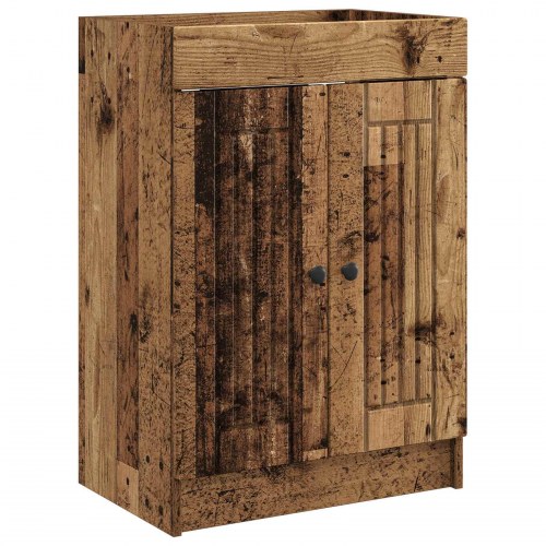 Bad møbel under vasken Gammelt træ 56 x 37,5 x 81 cm
