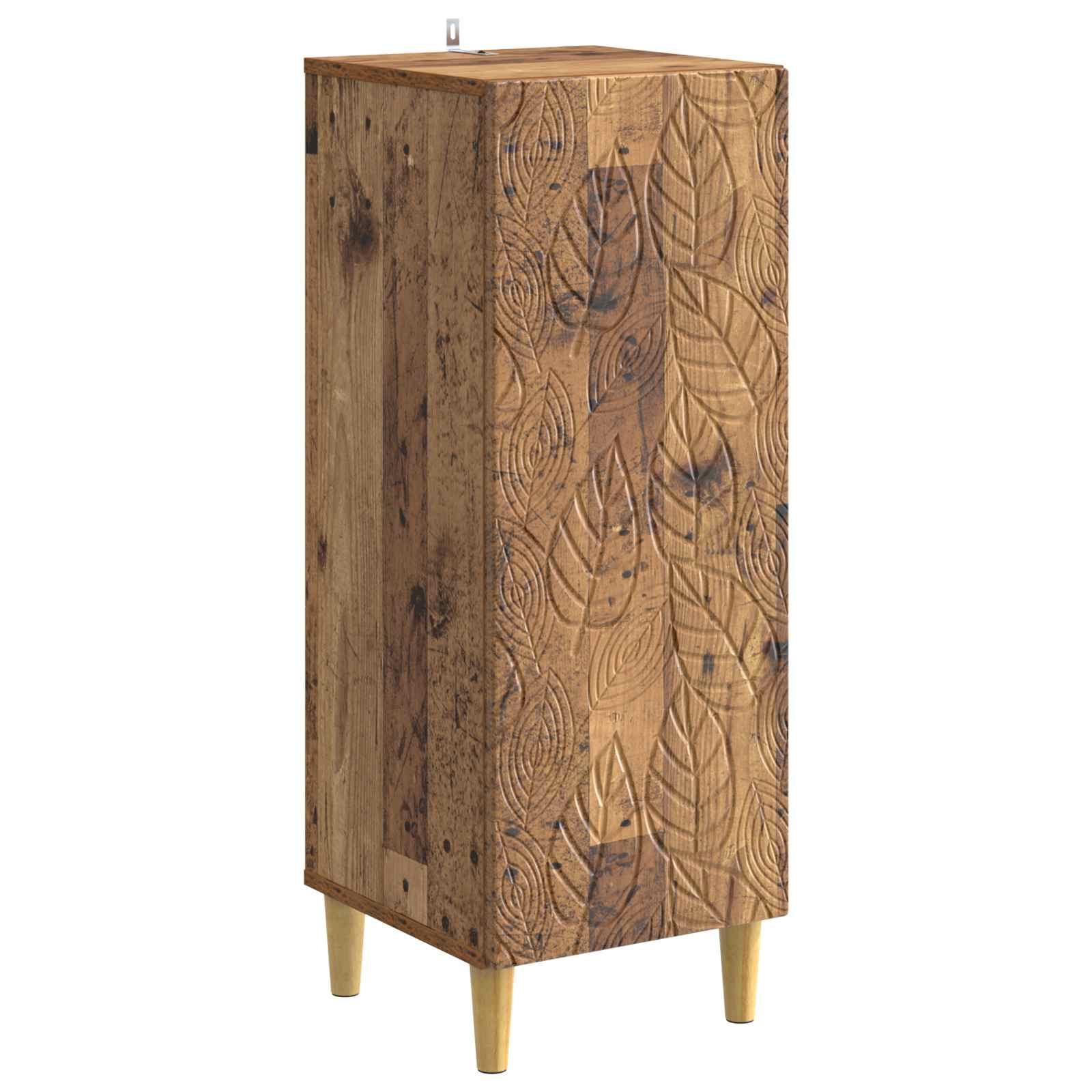 Sidebord Gammelt træ 33 x 34,5 x 90 cm Konstrueret træ