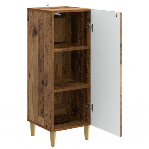 Sidebord Gammelt træ 33 x 34,5 x 90 cm Konstrueret træ