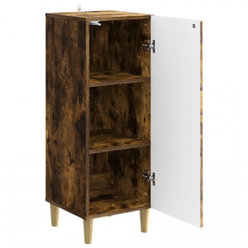 Sidebord Røget eg 33 x 34,5 x 90 cm Konstrueret træ