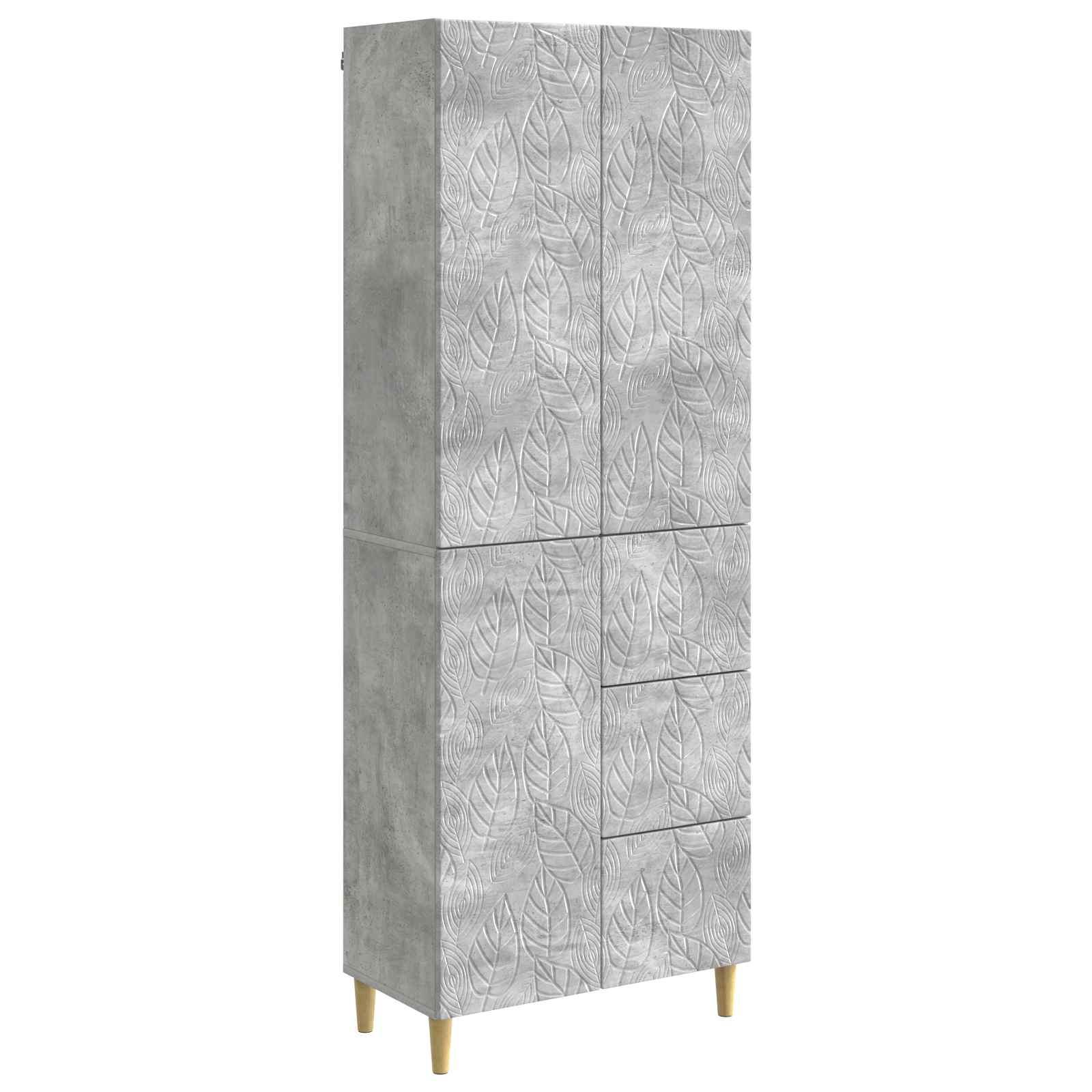 2 stk Betongrå billede