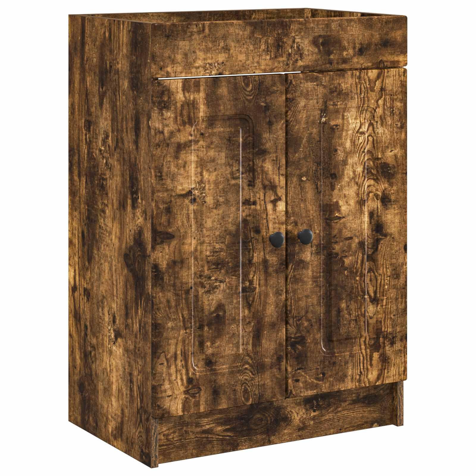 Bad møbel under vasken Røget eg 78,5 x 37,5 x 81 cm billede