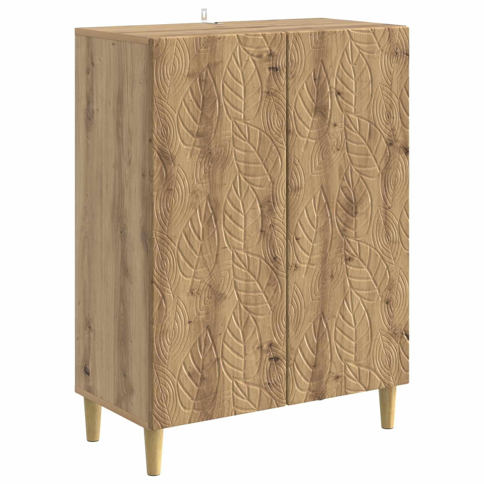 Sidebord Artisan-eg 66 x 34,5 x 90 cm Konstrueret træ billede