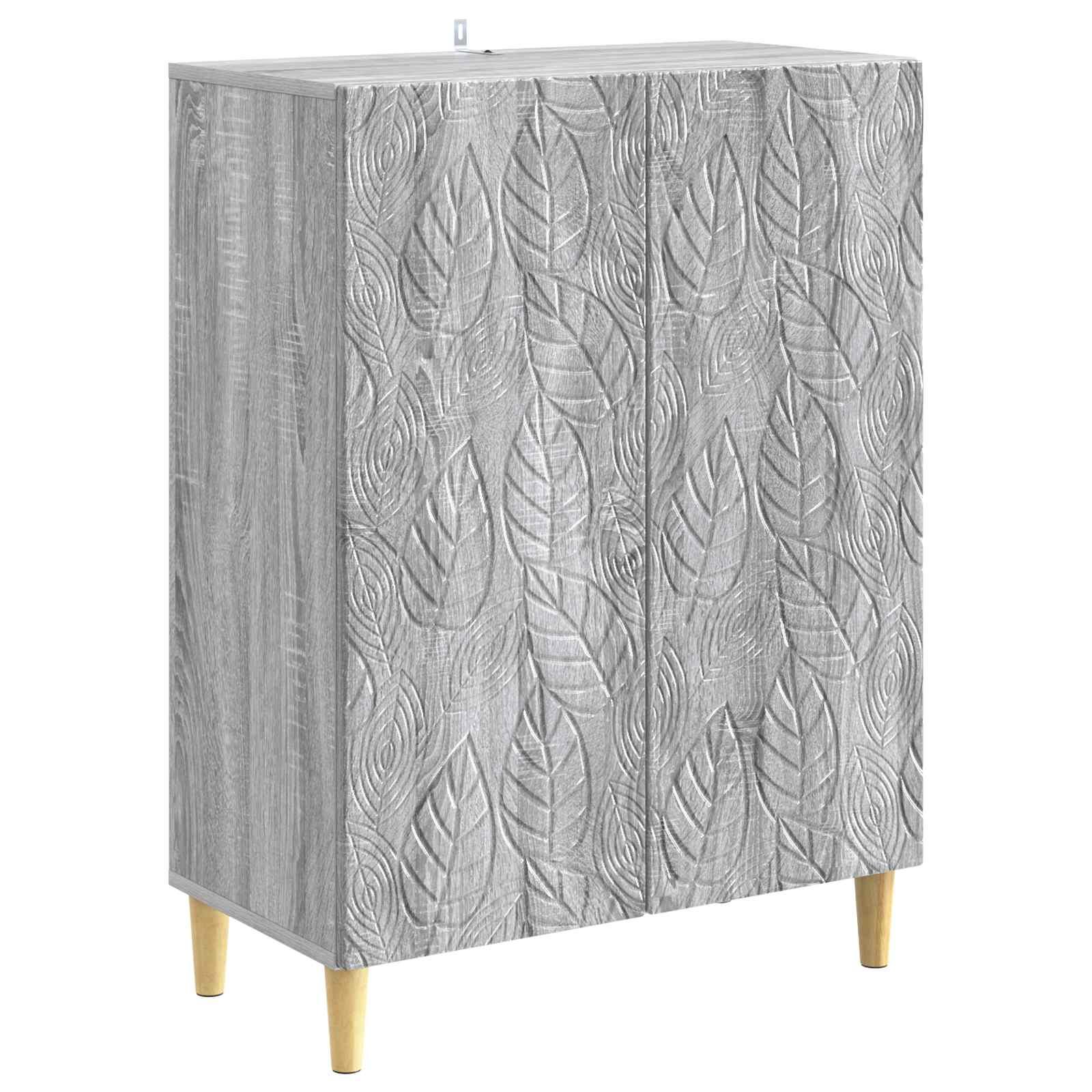 Sidebord Grå Sonoma 66 x 34,5 x 90 cm Konstrueret træ billede