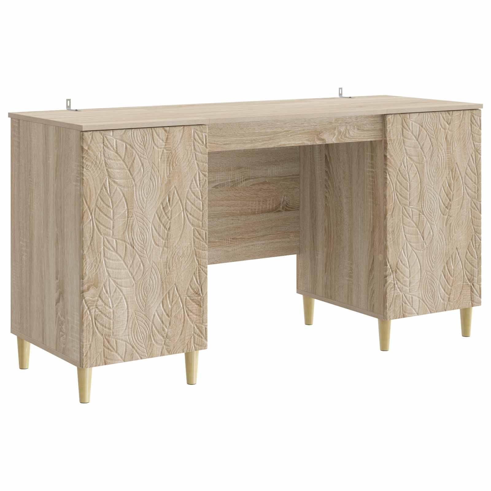 Bord Sonoma-eg Konstrueret træ 142,5 x 50 x 75 cm billede