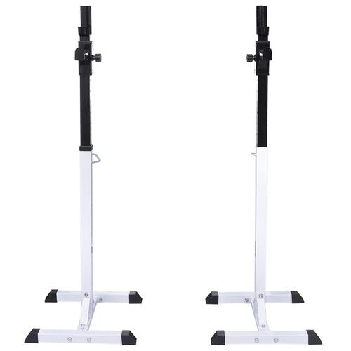 Vægtstang- og squat-stativ med vægtstang- og håndvægtsæt 60,5kg