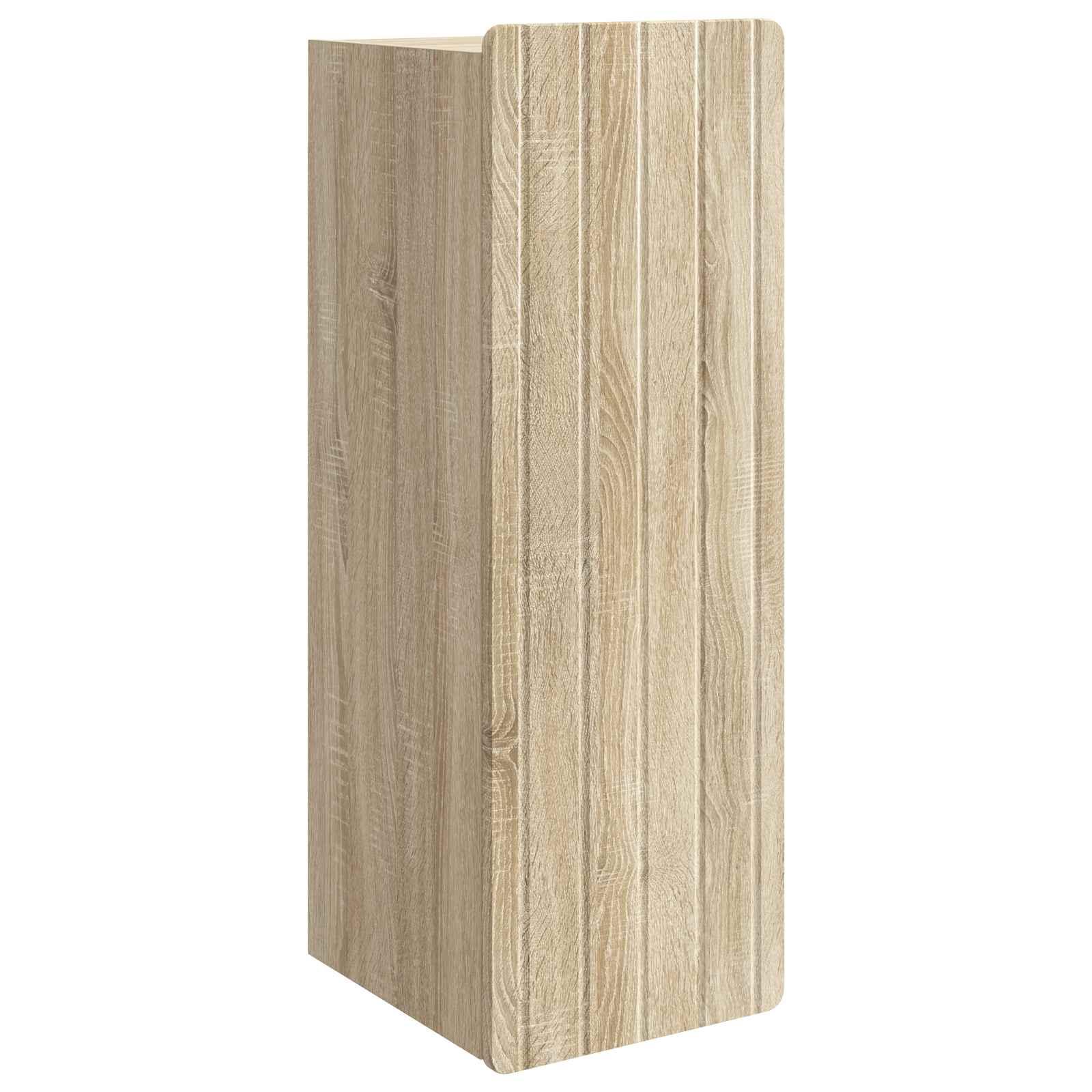 Vægmonteret skab Sonoma-eg 33 x 34,5 x 94 cm Konstrueret træ billede
