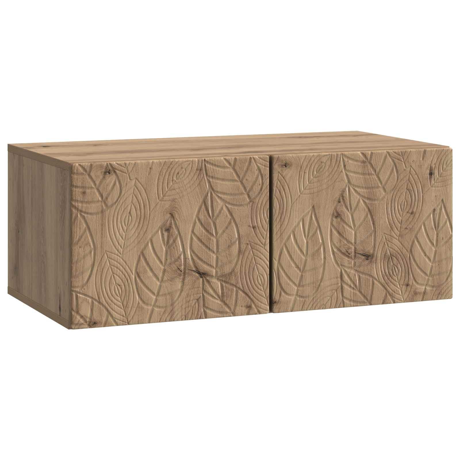 Væghængt TV-skab 78,5 x 41 x 30 cm Artisan-eg Konstrueret træ billede