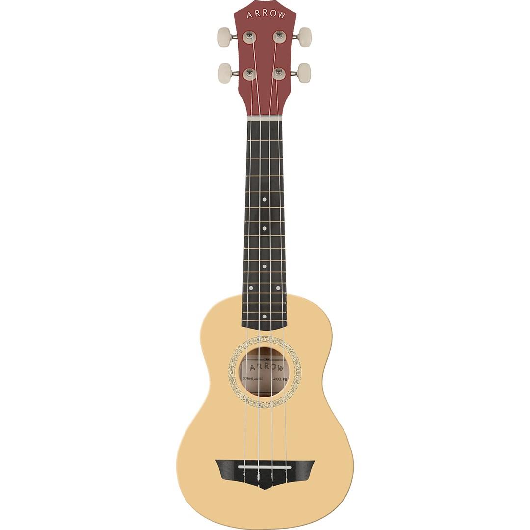 Arrow PB10 NA Soprano Natural med taske - sopran-ukulele