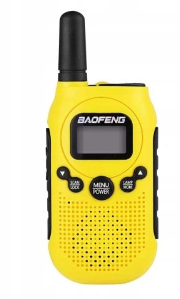 Baofeng BF‑T6 walkie-talkie - Panda, gul (sæt med 2)