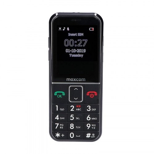Maxcom MM730 2,2" trykknaptelefon - Sort senior mobil