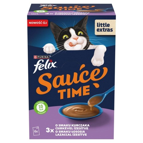 Purina Felix Sauce Time vådfoder til kat - 6×40 g