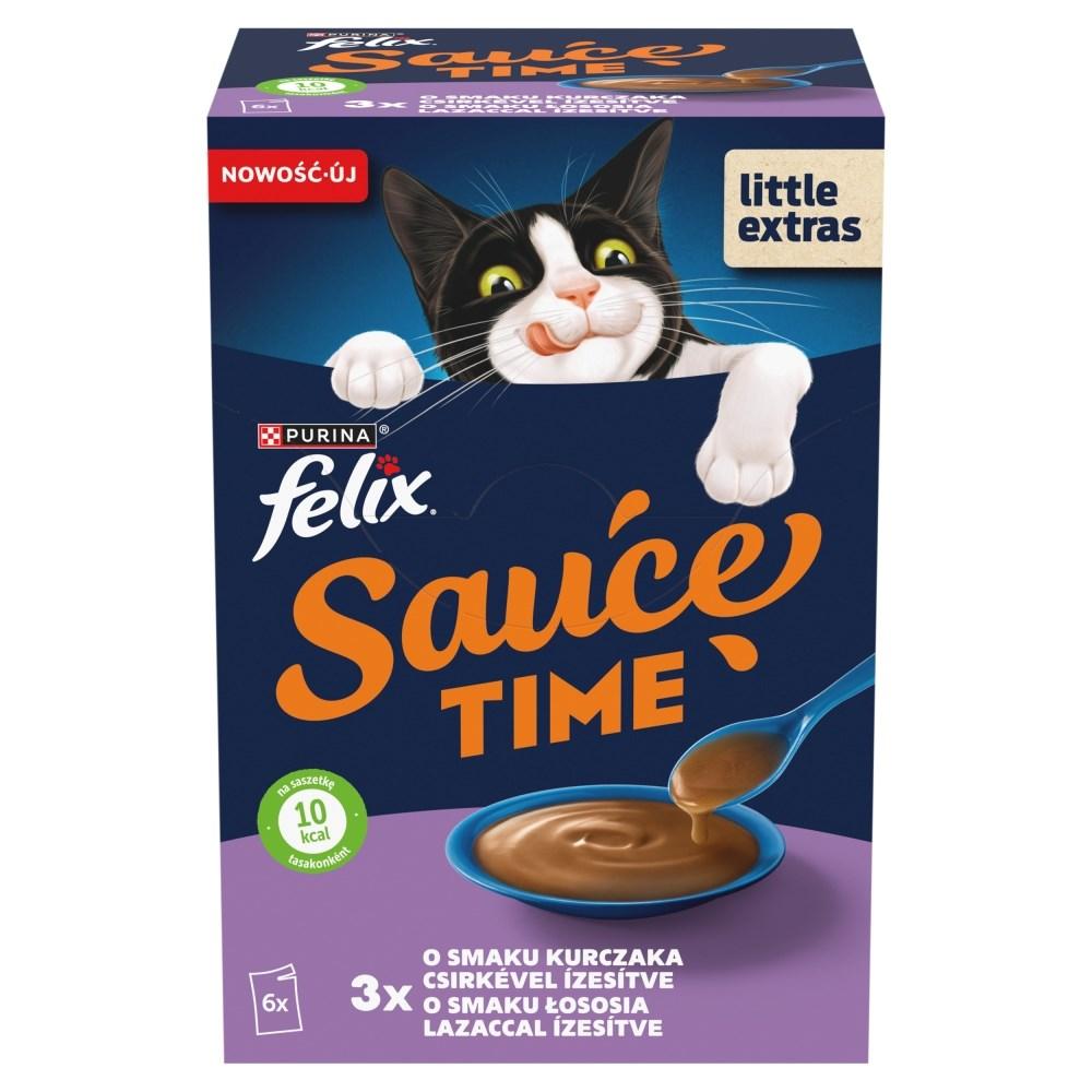 Purina Felix Sauce Time vådfoder til kat - 6×40 g