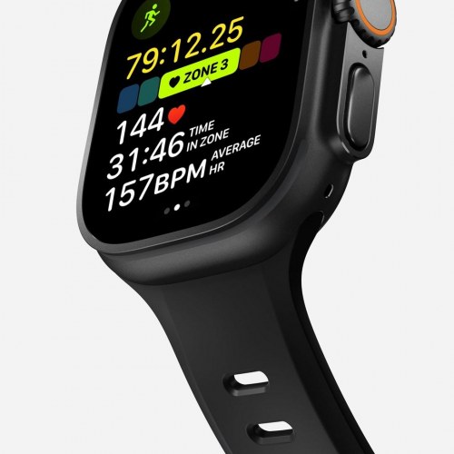 Tempo urrem til Apple Watch 49 mm i FKM - sort
