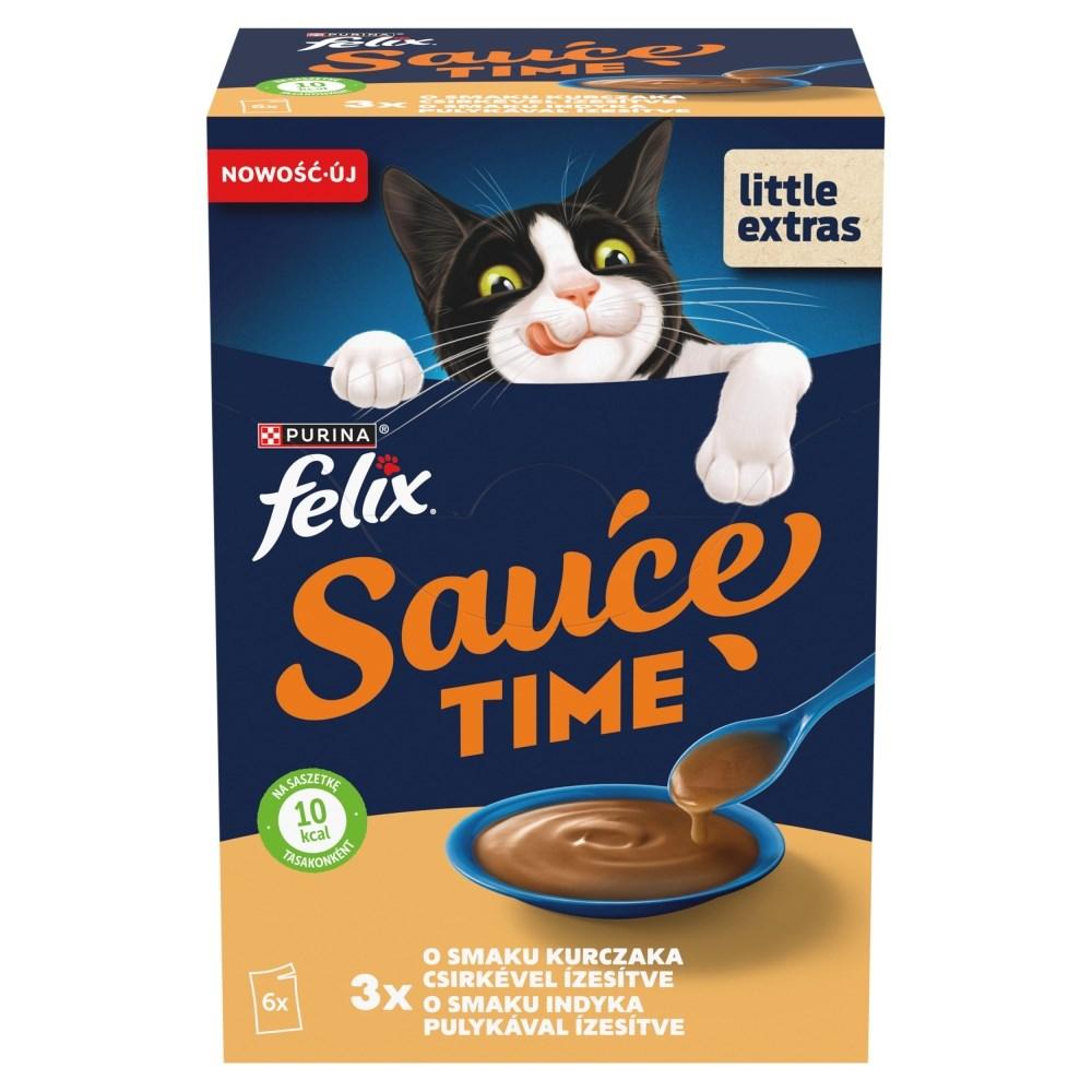 Purina Felix Sauce Time - vådfoder til kat - 6×40 g