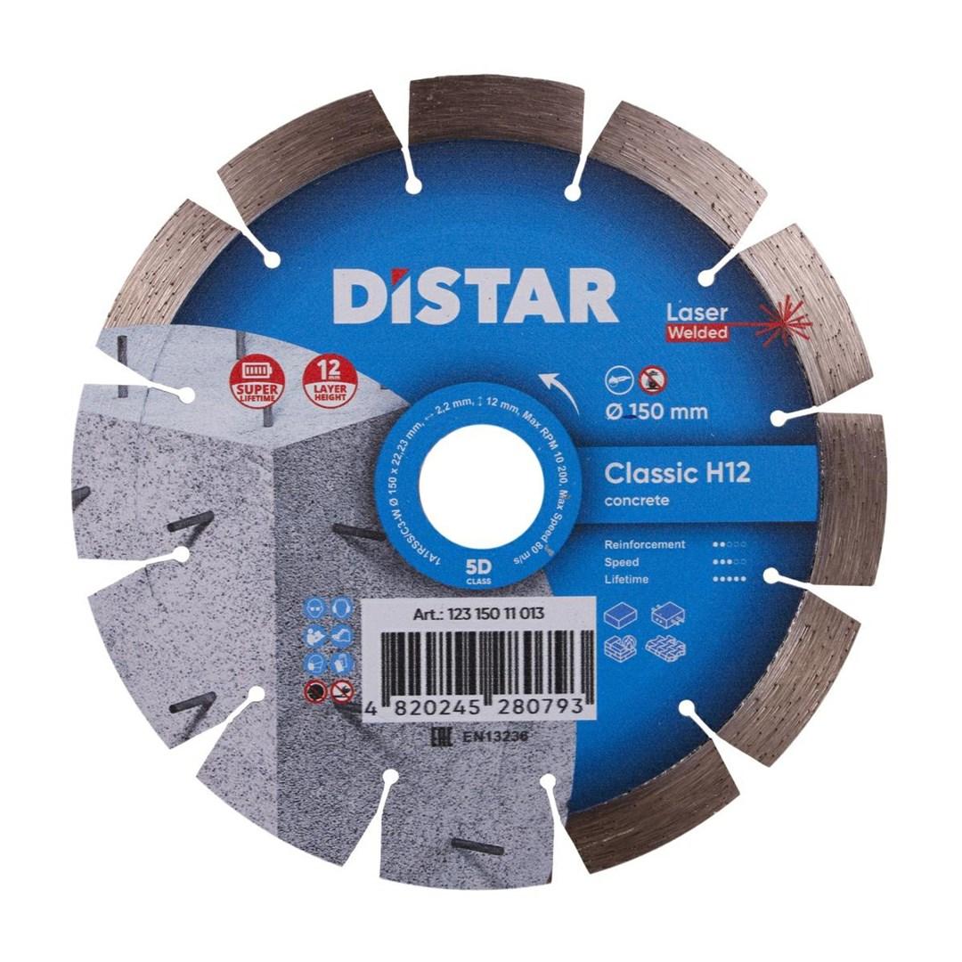 DISTAR diamantklinge Classic H12 - 150 × 2,2/1,3 × 22,23 mm til beton billede