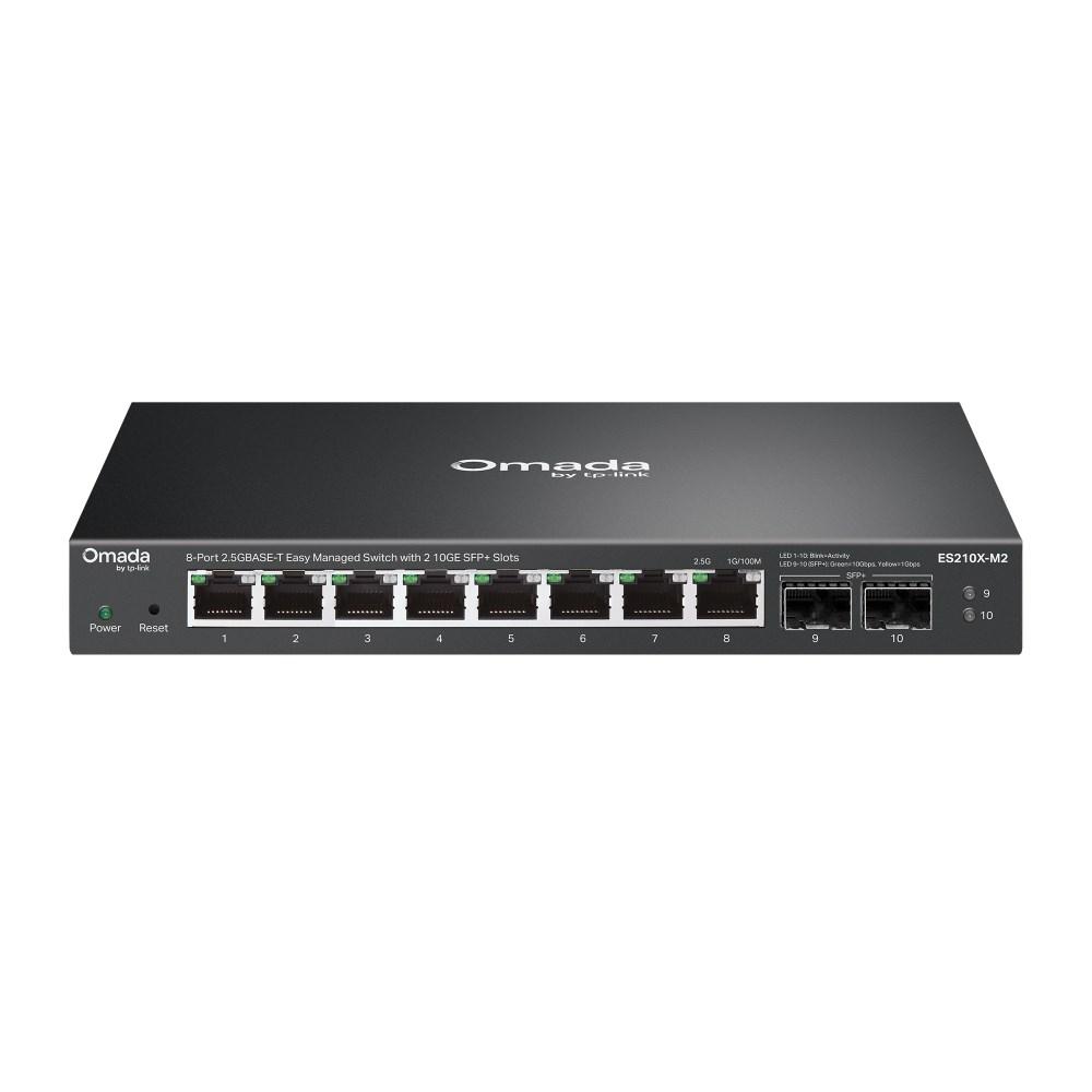 TP-Link Omada ES210X-M2 administreret 2,5G switch - desktop/væg, sort billede