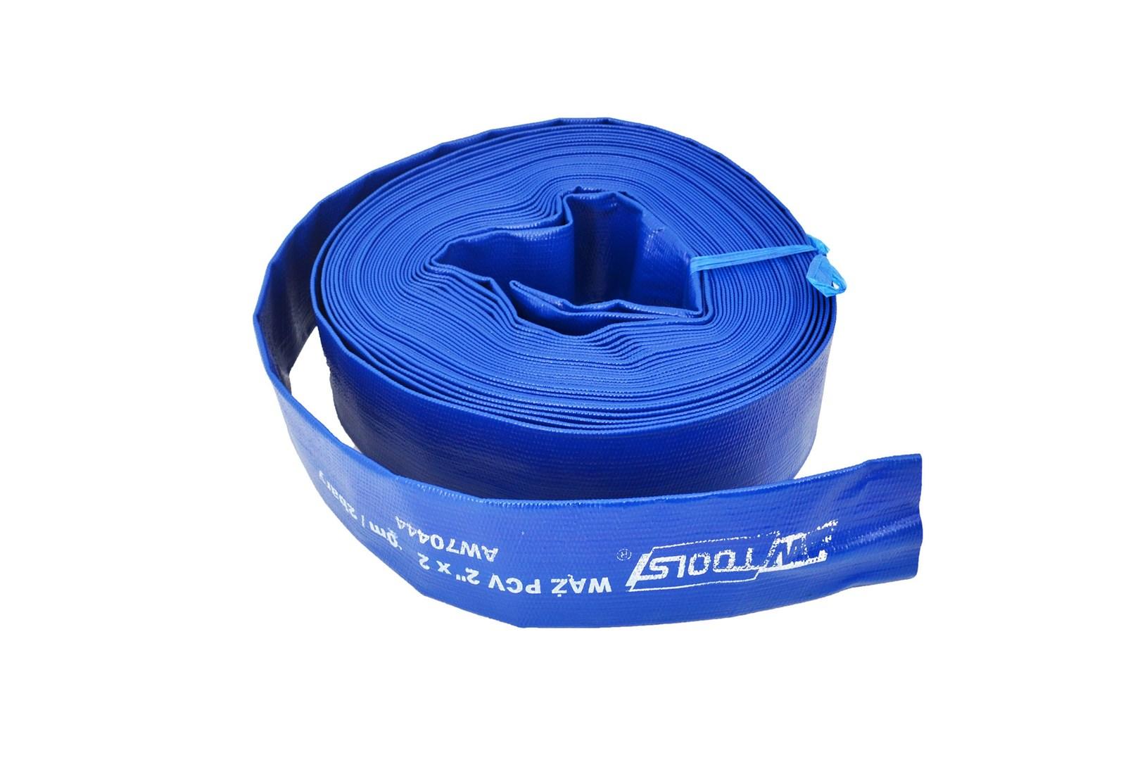 AWTOOLS vandslange 1" - 100 m, PVC - blå billede
