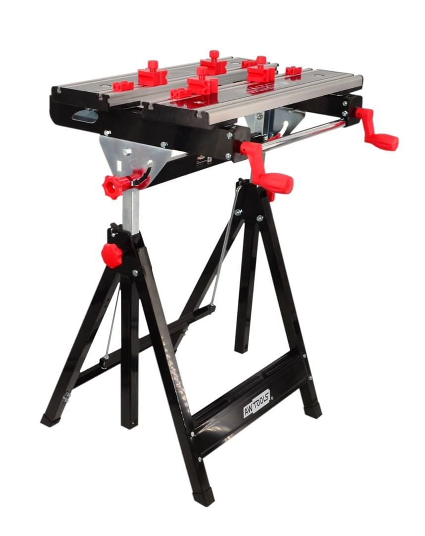AWTOOLS justerbart arbejdsbord - højde 77-107 cm billede