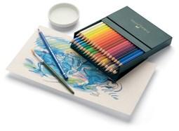 Faber-Castell Albrecht Dürer akvarelblyanter - gavesæt med 36 farver + pensel billede