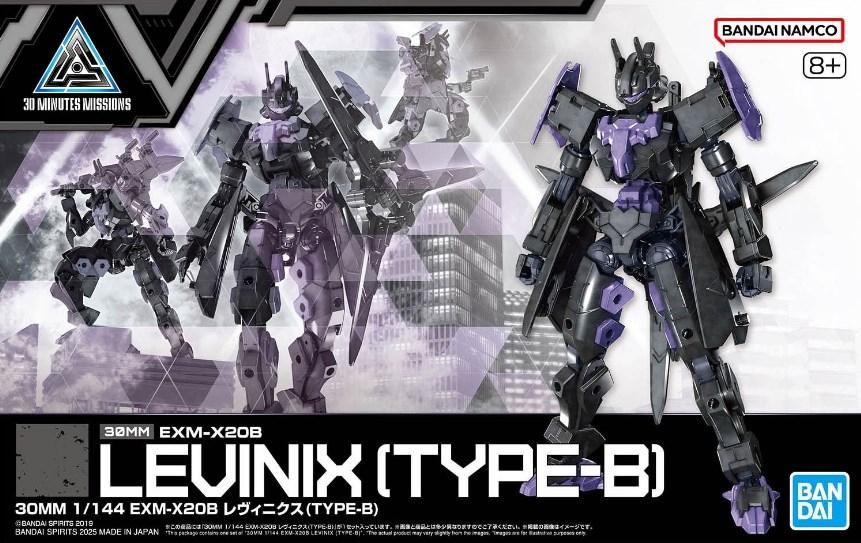 GUNPLA 30MM 1/144 EXM-X20B Levinix Type-B - modelkit figur billede