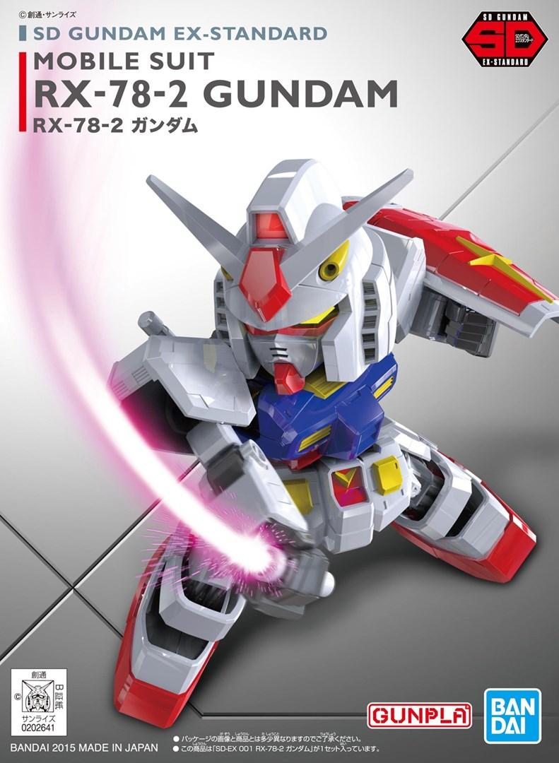 GUNPLA SDEX RX-78-2 Gundam - figur/modelkit billede